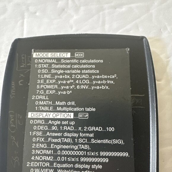 Sharp EL-W535 WriteView Scientific Calculator with Case - Picture 9 of 13